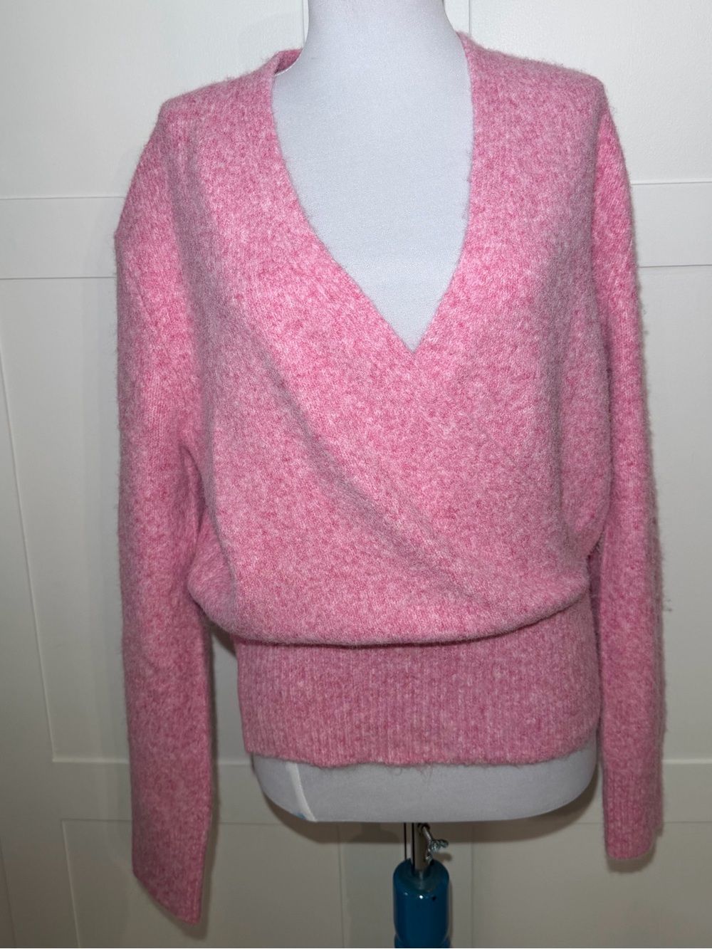 Karen Kane Pink V-Neck Sweater